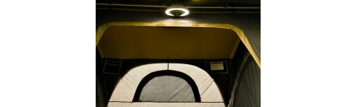 Ventilator cort cu led si power bank 7800 mah