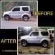 Suzuki Jimny - kit complet cu amortizoare NitroGas, lift 50mm