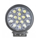 Proiector led 7"/18cm 48W - 4800 lumeni combinat fascicul lung si lat16 x 3W