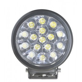 Proiector led 7"/18cm 48W - 4800 lumeni combinat fascicul lung si lat16 x 3W