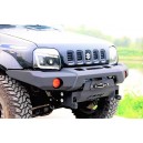 Bara fata aluminiu "Fighter: Jimny , suport troliu otel inclus