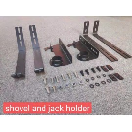 set 2 suporti pentru lopata sau cric pentru roofrack plat 